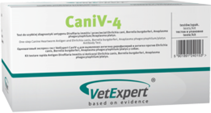  Экспресс-тест для обнаружения антигена Dirofilaria immitis и антител против Ehrilchia canis, Borrelia burgdorferi и Anaplasma phagocytophilum / Anaplasma platys