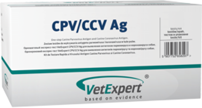  Парвовироз / Коронавирусный энтерит.Экспресс-тест для выявления Canine Parvovirus, Canine Coronavirus: антигена парвовируса собак, антигена коронавируса собак